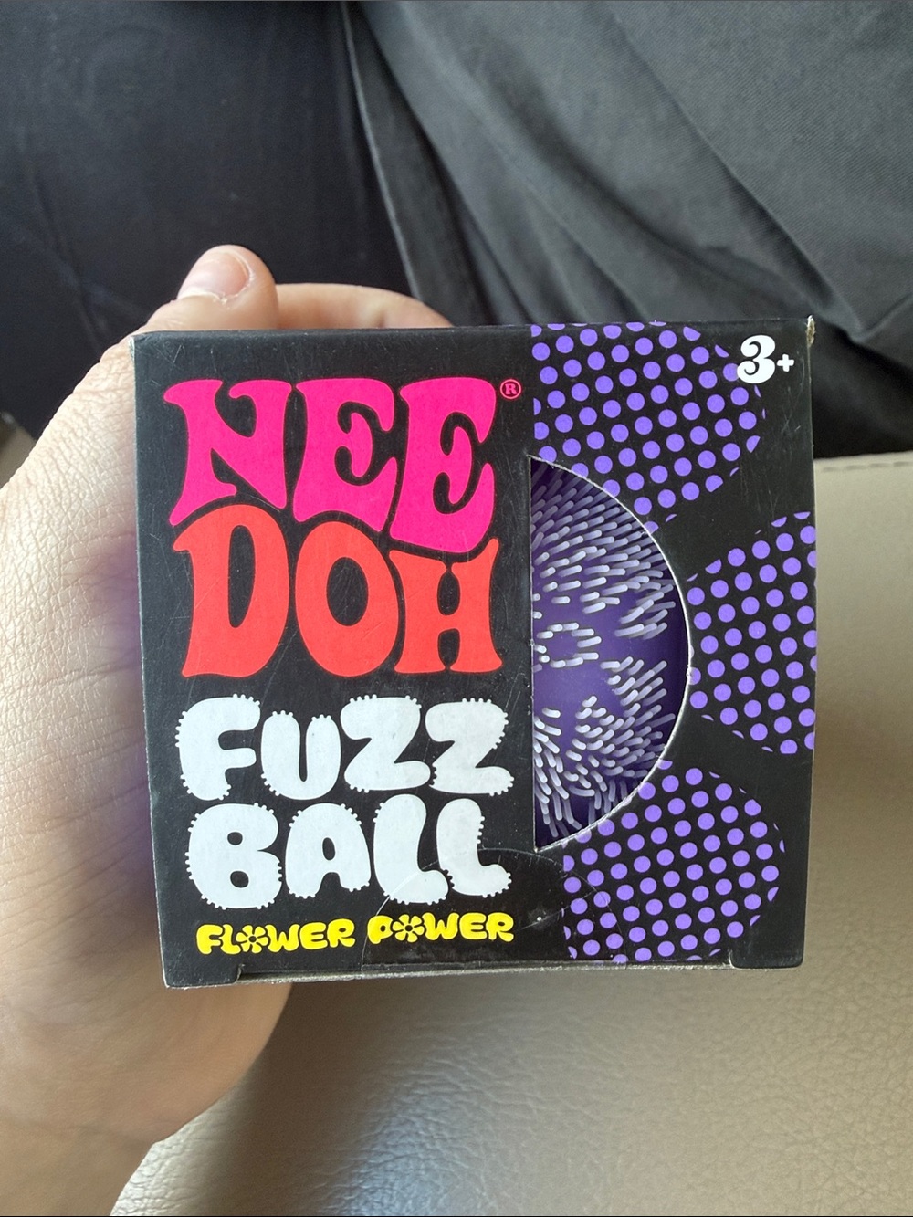 NeeDoh Purple Fuzz Ball - Kids Sensory Toy